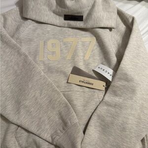 Fear of God Essentials Hoodie in Light Gray
